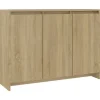 Best vidaXL Sideboard Sonoma-Eiche 102x33x75 cm Holzwerkstoff 809776
