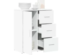 New vidaXL Sideboard Weiß 60x31x70 cm Holzwerkstoff 840471