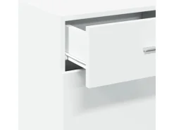 vidaXL Sideboard Weiß 45x42,5x93 cm Holzwerkstoff 846285