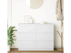 Online vidaXL Sideboard 100x35x76 cm Holzwerkstoff 3328498 Weiß