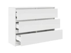 Online vidaXL Sideboard 100x35x76 cm Holzwerkstoff 3328498 Weiß