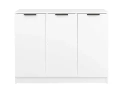 New vidaXL Sideboard Weiß 90,5x30x70 cm Holzwerkstoff 811187