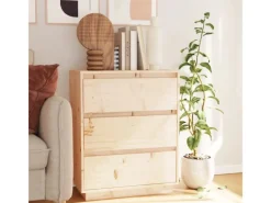 Sale vidaXL Sideboard 60x34x75 cm Massivholz Kiefer 813360 Natur