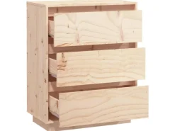 Sale vidaXL Sideboard 60x34x75 cm Massivholz Kiefer 813360 Natur