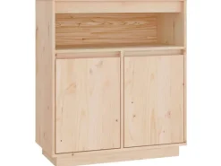 Hot vidaXL Sideboard 70x34x80 cm Massivholz Kiefer 814384