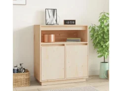 Hot vidaXL Sideboard 70x34x80 cm Massivholz Kiefer 814384