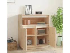 Hot vidaXL Sideboard 70x34x80 cm Massivholz Kiefer 814384