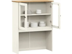 vidaXL Sideboard-Aufsatz VIGO 78x30x100 cm Massivholz Kiefer 353206