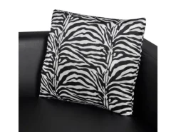 vidaXL 2-Sitzer-Sofa Kunstleder Schwarz Modell 1