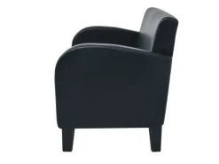Outlet vidaXL 2-Sitzer-Sofa Kunstleder Schwarz