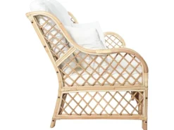 vidaXL 2-Sitzer-Sofa Rattan