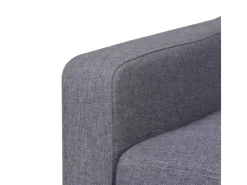 vidaXL 2-Sitzer-Sofa Stoff Grau