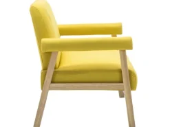 Online vidaXL 2-Sitzer-Sofa Stoff Gelb Modell 3