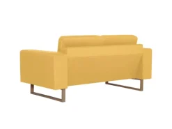 vidaXL 2-Sitzer-Sofa Stoff Gelb Modell 2