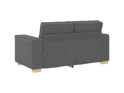 Hot vidaXL Sofa-Set 3-Tlg Leinenmischgewebe 3324610 Dunkelgrau