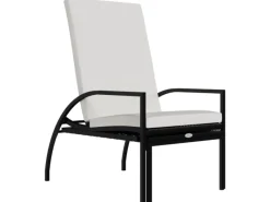 Best vidaXL Sonnenliege mit Fußhocker PE-Rattan 317629 Schwarz