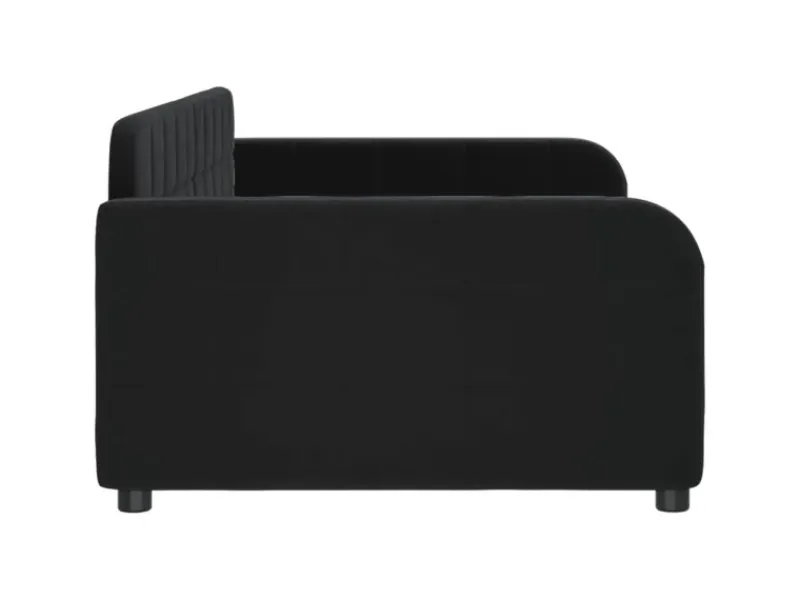 Sale vidaXL Tagesbett Schwarz 90x200 cm Samt1846413