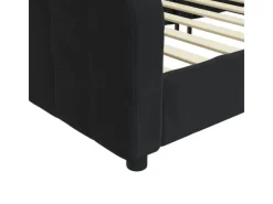 Sale vidaXL Tagesbett Schwarz 90x200 cm Samt1846413