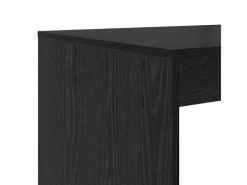 vidaXL Tisch Schwarz Eichen-Optik 108 x 55 x 103,5 cm Holzwerkstoff 869459