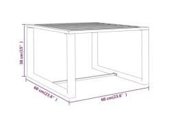 Best vidaXL 5-tlg Garten-Lounge-Set mit Kissen Aluminium Anthrazit Modell 2