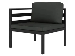 Best vidaXL 5-tlg Garten-Lounge-Set mit Kissen Aluminium Anthrazit Modell 2