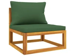 Online vidaXL 2-tlg. Garten-Sofa-Set mit Kissen Massivholz Akazie