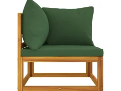 Online vidaXL 2-tlg. Garten-Sofa-Set mit Kissen Massivholz Akazie