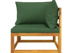 Online vidaXL 2-tlg. Garten-Sofa-Set mit Kissen Massivholz Akazie