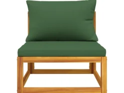 Online vidaXL 2-tlg. Garten-Sofa-Set mit Kissen Massivholz Akazie