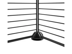 vidaXL 8-Tlg Haustierkäfig Schwarz 35x35 cm Stahl Modell 6