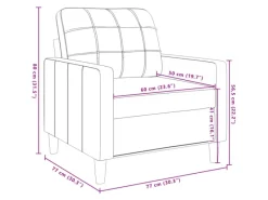 Online vidaXL 3-Tlg Sofagarnitur Dunkelgrau Stoff 2149639