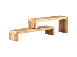 Hot vidaXL 2-tlg. TV-Schrank Massivholz Akazie