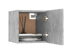 vidaXL 7-tlg. TV-Schrank-Set Betongrau Holzwerkstoff 4