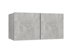 vidaXL 7-tlg. TV-Schrank-Set Betongrau Holzwerkstoff 4