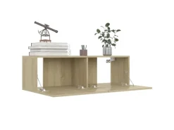 Discount vidaXL 8-tlg. TV-Schrank-Set Sonoma-Eiche Holzwerkstoff Modell 11