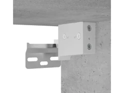 Hot vidaXL 5-Tlg Wohnwand Betongrau Holzwerkstoff 3216460