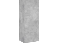 Hot vidaXL 5-Tlg Wohnwand Betongrau Holzwerkstoff 3216460