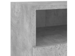 Sale vidaXL 5-tlg. Wohnwand Betongrau Holzwerkstoff Modell 3