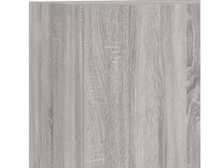 Hot vidaXL 4-Tlg Wohnwand Grau Sonoma Holzwerkstoff 3216433