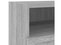 vidaXL 5-Tlg Wohnwand Grau Sonoma Holzwerkstoff 3216516