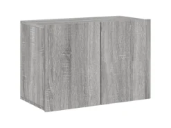 vidaXL 5-Tlg Wohnwand Grau Sonoma Holzwerkstoff 3216469