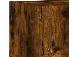 New vidaXL 5-Tlg Wohnwand mit LED-Beleuchtung Räuchereiche Holzwerkstoff 3216829