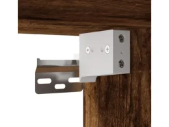 New vidaXL 5-Tlg Wohnwand mit LED-Beleuchtung Räuchereiche Holzwerkstoff 3216829