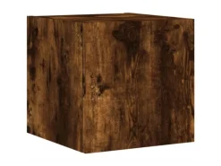 New vidaXL 5-Tlg Wohnwand mit LED-Beleuchtung Räuchereiche Holzwerkstoff 3216829