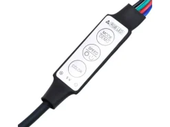 vidaXL 5-Tlg Wohnwand mit LED-Beleuchtung Räuchereiche Holzwerkstoff 3216729