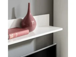 Discount vidaXL 4-Tlg Wohnwand mit TV-Schrank & LED-Leuchten Hochglanz-Schwarz 242573