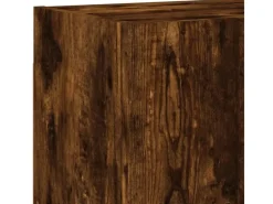 vidaXL 5-Tlg Wohnwand Räuchereiche Holzwerkstoff 3216461