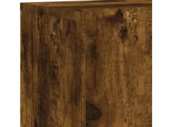 vidaXL 5-Tlg Wohnwand Räuchereiche Holzwerkstoff 3216461