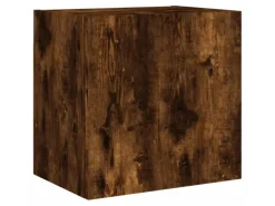 Online vidaXL 4-Tlg Wohnwand Räuchereiche Holzwerkstoff 3216432