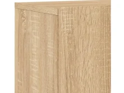 vidaXL 5-tlg. Wohnwand Sonoma-Eiche Holzwerkstoff Modell 3